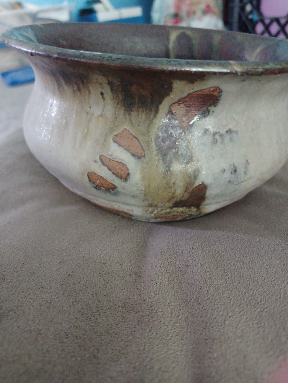 Handmade Studio Pottery Ceramic Bowl - Earth Tones